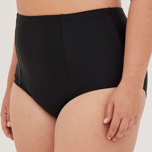 Torrid High-Rise Strappy Back Swim Bottom 1X - Picture 2 of 12